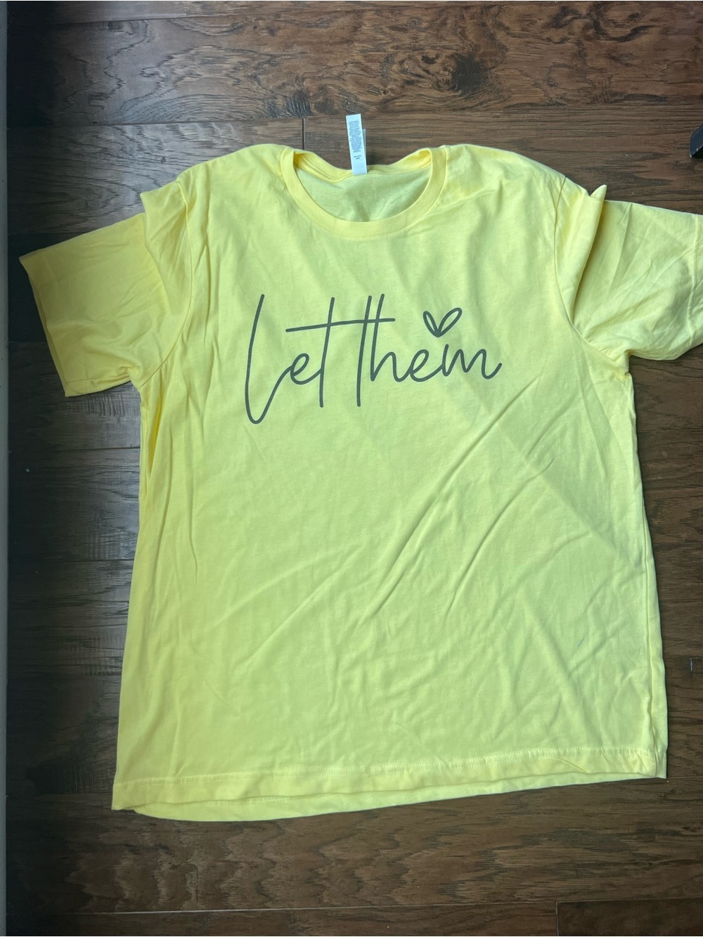 Yellow "Let Them" Graphic Tee